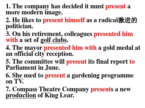 高中英语单元复习课件 book6--unit 3 新