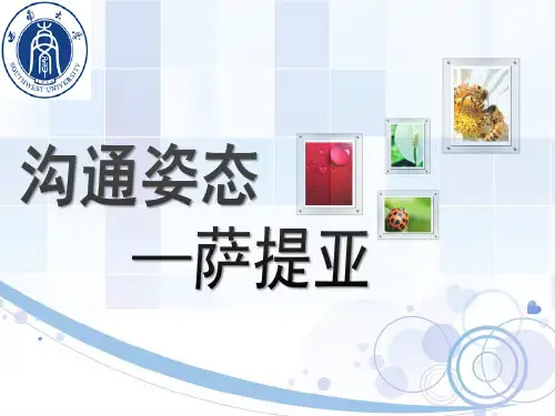 萨提亚沟通姿态,图文并茂,值得拥有wps