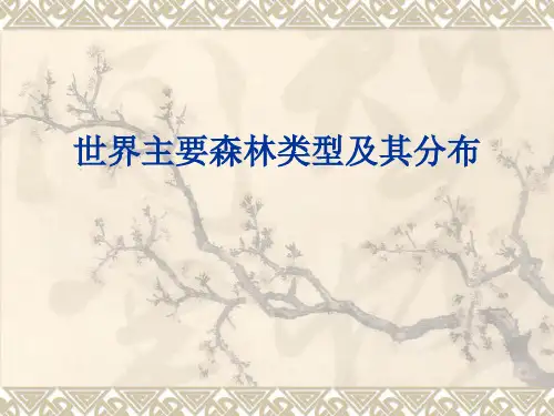 森林分布
