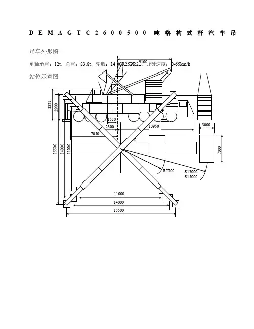 500T汽车吊性能表