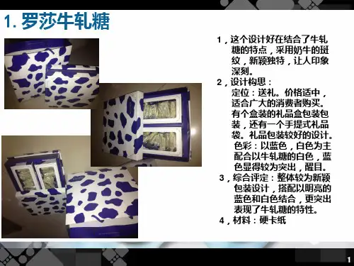 产品包装设计调查分析PPT课件