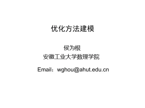数学建模优化问题