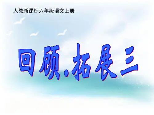 六上语文园地三(修改完美版)