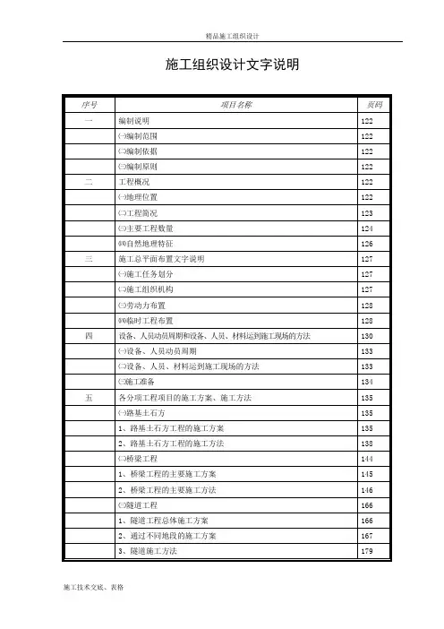 江西省南康市龙岭至信丰公路工程A7合同段施工组织设计方案.doc