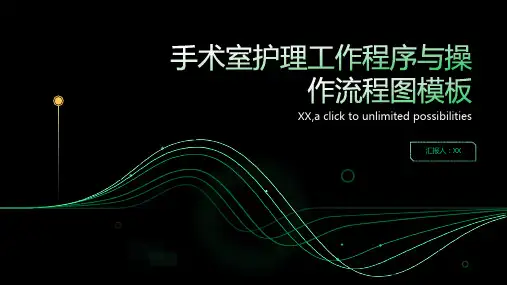 手术室护理工作程序与操作流程图模板