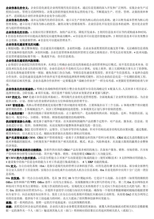 企业信息化