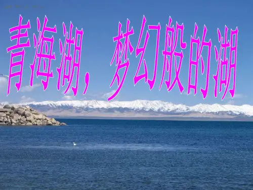 八年级语文上册 第一单元 第3课《青海湖,梦幻般的湖》课件 (新版)语文版.ppt