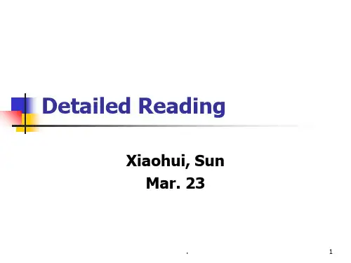 英语四级仔细阅读篇PPT课件