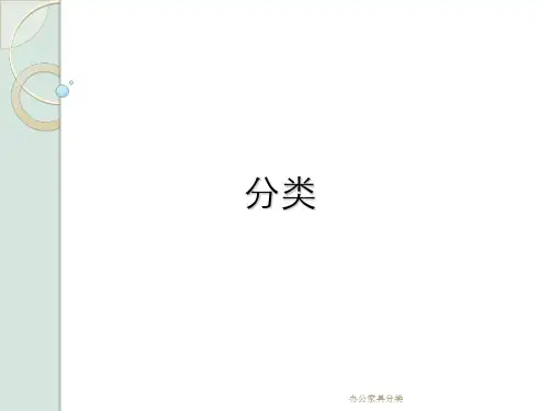 办公家具分类