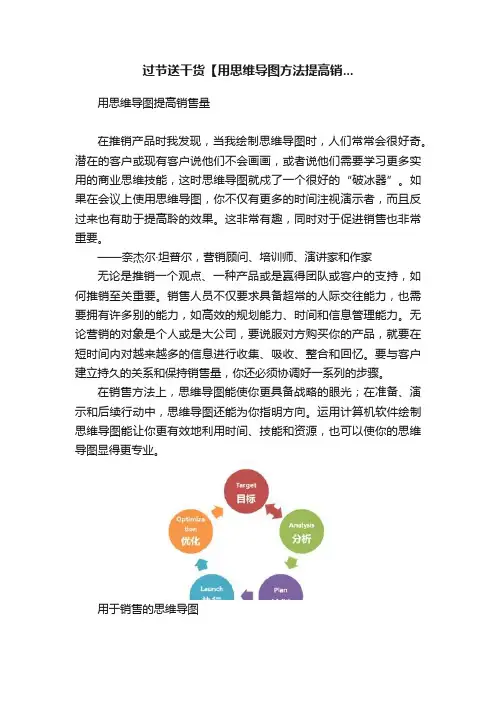 过节送干货【用思维导图方法提高销...