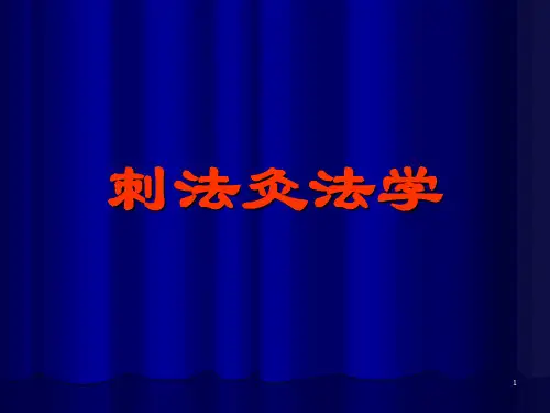 刺法灸法学-刺灸学概论