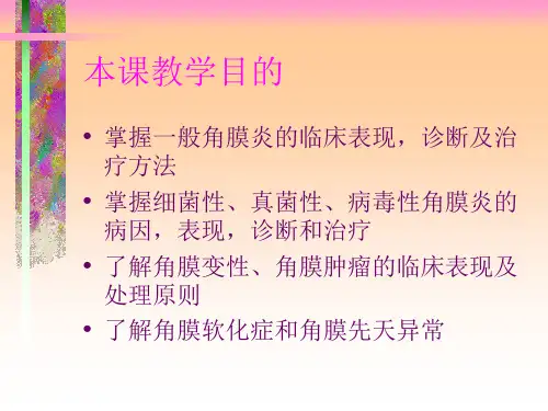 角膜病课件ppt
