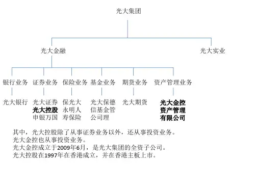 光大集团组织架构