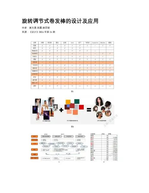 旋转调节式卷发棒的设计及应用