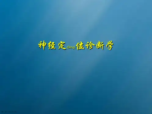 神经定位诊断及治疗主题课件ppt