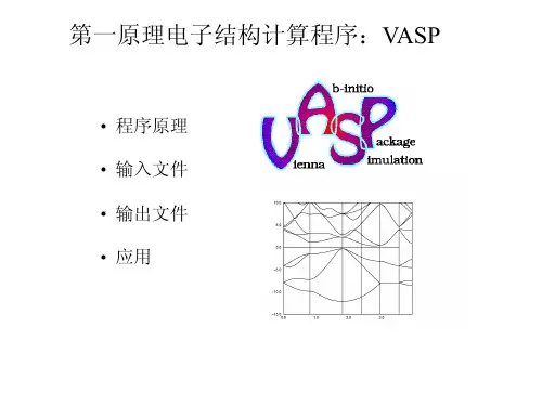 Vasp入门+实例