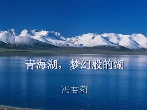 青海湖_梦幻般的湖.ppt