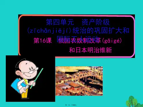九年级历史上册第16课俄国农奴制改革和日本明治维新课件岳麓版