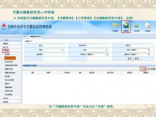 学籍异动操作ppt课件
