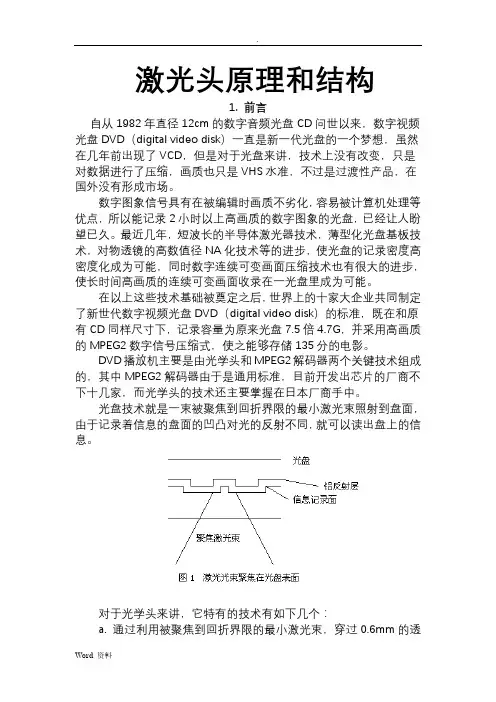 激光头原理和结构