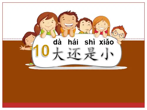 部编版《大还是小》精美课件1