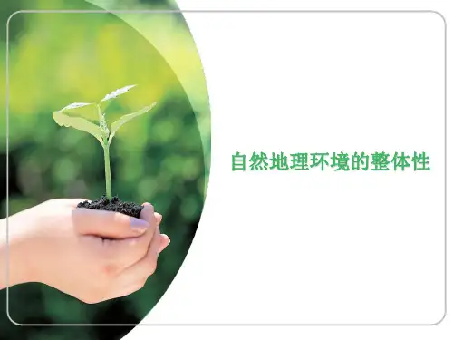 湘教版高中地理必修一第三章第二节自然地理环境的整体性  课件(共24张PPT)