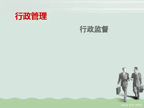 行政监督概述(ppt 40页)