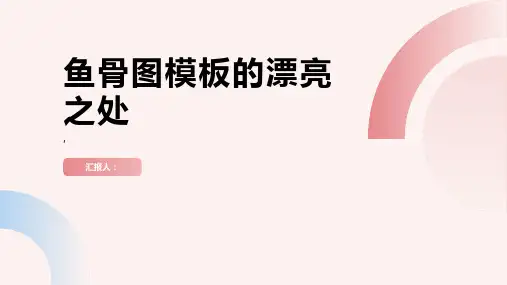 非常漂亮的鱼骨图模板