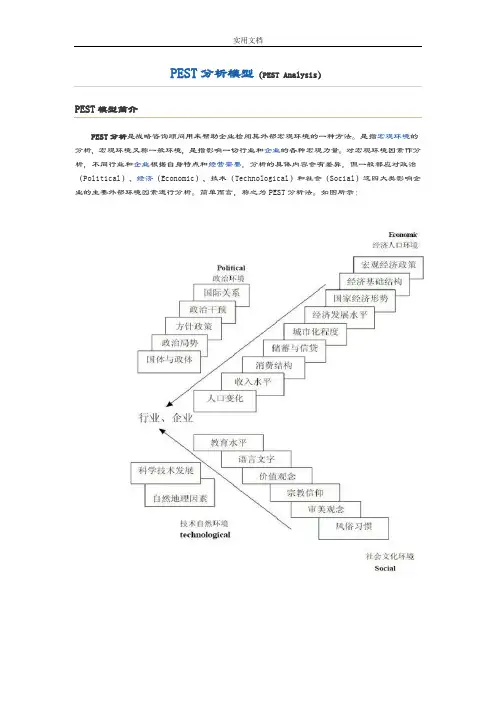 PEST分析报告模型
