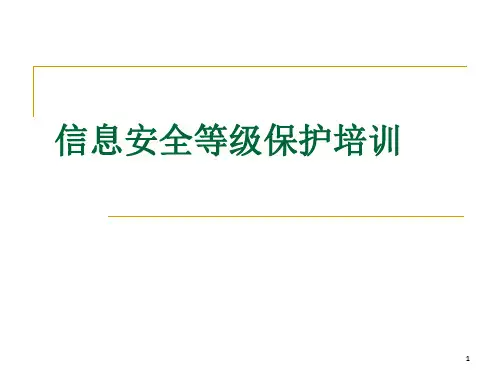 信息安全等级保护培训