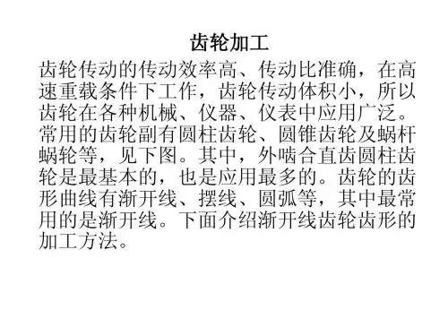 齿轮加工