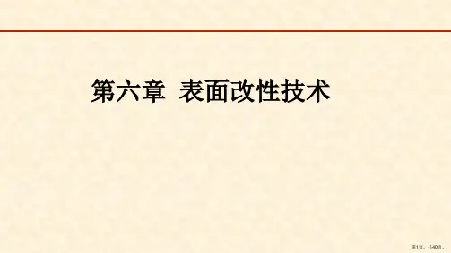 6第六章表面改性技术1