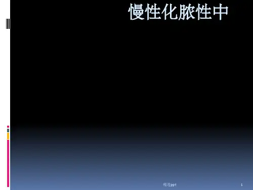 慢性化脓性中耳炎