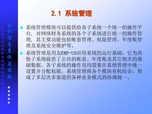 第2章系统管理与基础设置课件