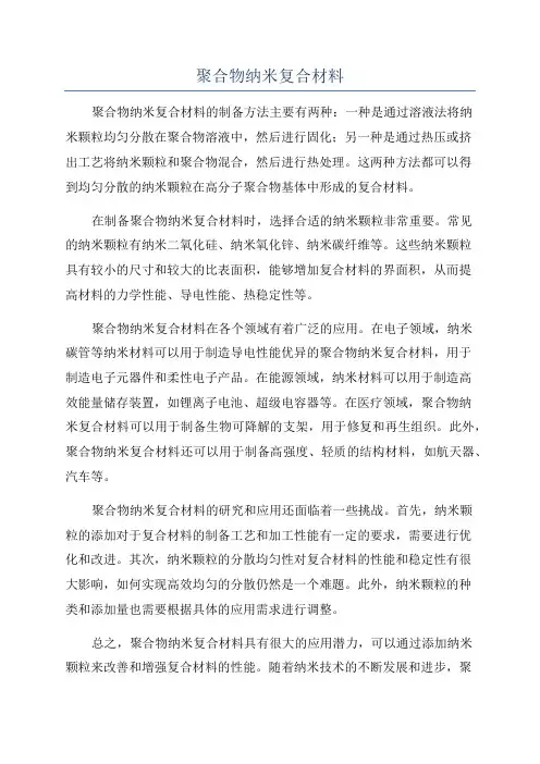 聚合物纳米复合材料
