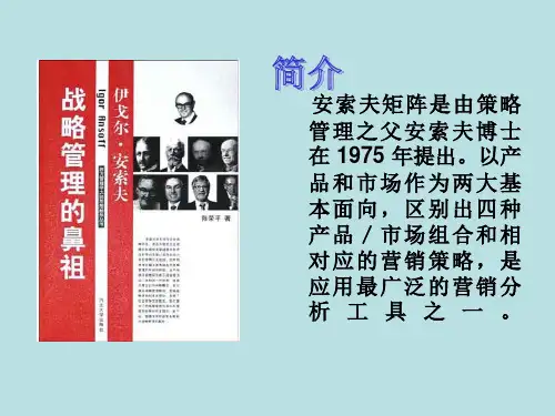 安索夫矩阵完整版