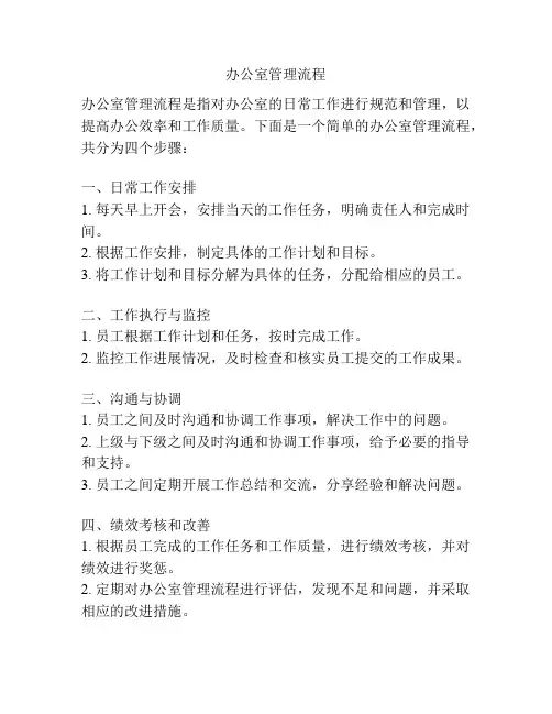 办公室管理流程