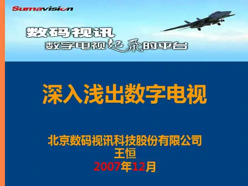 深入浅出数字电视(数码视讯资料)