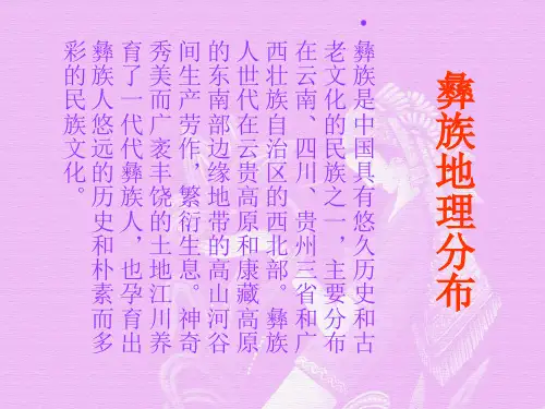 彝族服饰ppt