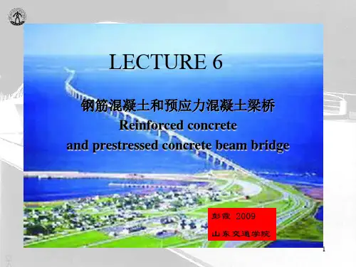 lecture 06 钢筋混凝土和预应力混凝土梁桥(参考课件)