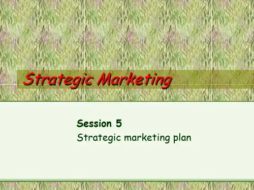 strategic marketing plan