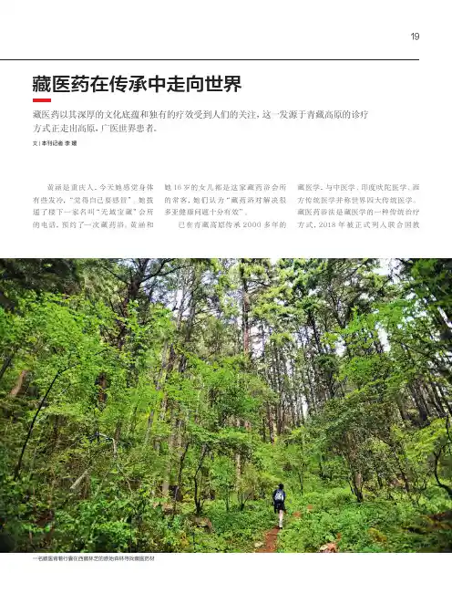 藏医药在传承中走向世界