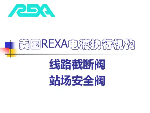 REXA开关型电液执行机构