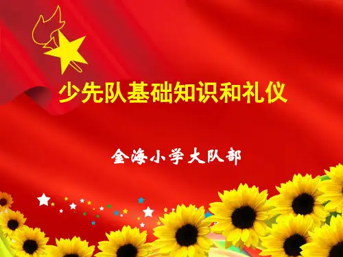 少先队知识和礼仪规范