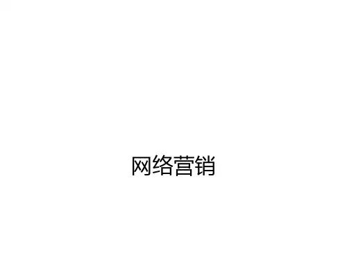 网络营销案例与发展背景(ppt 117页)