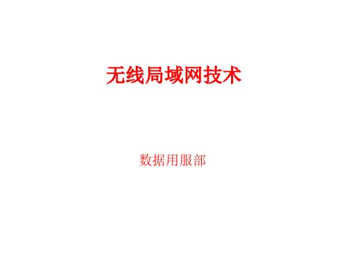 无线局域网技术基础