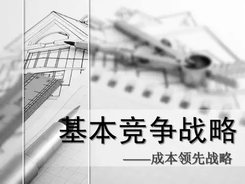 成本领先战略