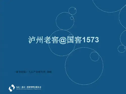 泸州老窖、国窖1573PPT课件