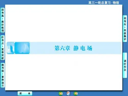2015届一轮课件6-1 电场力的性质
