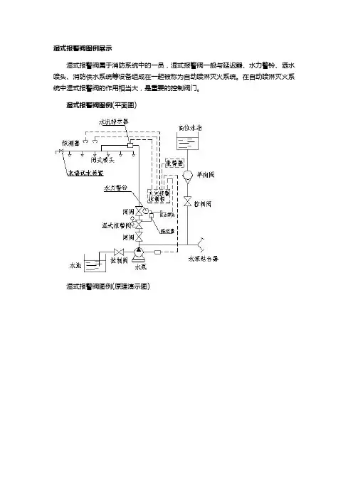 湿式报警阀图例